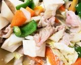 レンジ白菜豚こま味は吉野家牛丼チャンプル作り方18写真