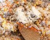 白菜と鶏肉のチャーハン作り方8写真