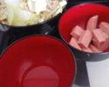 簡単月見ソース焼きそば作り方1写真