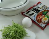 巣ごもり卵のごま味しょうゆラーメン。作り方4写真