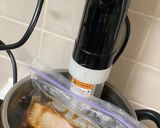 低温調理で鶏胸チャーシュー&温玉作り方2写真