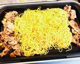 簡単ホットプレート焼きそば作り方3写真