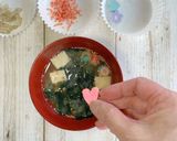 ポリクック『湯を注ぐだけ　乾物の味噌汁』作り方5写真