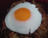 簡単月見ソース焼きそば作り方8写真