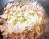豚ばら豆乳うどん作り方2写真