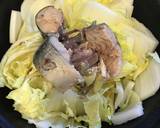 簡単ヘルシーサバ缶白菜鍋♪ダイエットにも作り方1写真