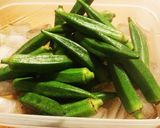 オクラの丸ごと白だし浸し作り方5写真
