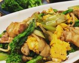 菜の花とチキンのたまご炒め作り方6写真