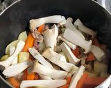 あさりとエリンギ・野菜たっぷり豚汁作り方6写真