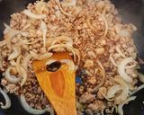 家庭で簡単☆鶏コマとミンチのガパオライス作り方4写真