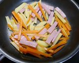 簡単！ブロッコリーの茎と椎茸のマヨソテー作り方4写真