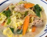 春キャベツと豆乳入り ちゃんぽん作り方6写真