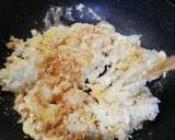 [簡単]鮭フレークとレタスのチャーハン作り方4写真