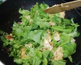 [簡単]鮭フレークとレタスのチャーハン作り方5写真