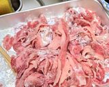 牛肉とほうれん草のごま炒め作り方2写真