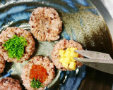 ひな祭り♥️黒米くぼみに詰めるだけ作り方5写真