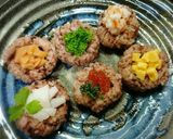 ひな祭り♥️黒米くぼみに詰めるだけ作り方10写真