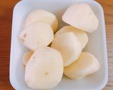 圧力鍋で♡鶏手羽元とじゃがいもの塩煮込み作り方1写真
