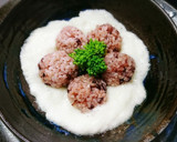 ひな祭り♥️黒米(古代米)のとろろ飯作り方8写真