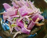 ひな祭り♥️簡単 むらさき大根の浅漬け作り方5写真