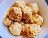 鶏ひき肉の肉団子。コンソメ風味作り方6写真