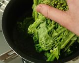 お弁当作りおき：菜の花の梅みりん作り方3写真