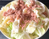 お豆腐ホワイトソースのキャベツグラタン作り方2写真