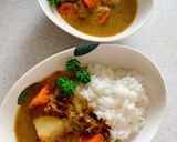 和風な野菜カレー作り方8写真