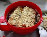 レンチンで簡単チーズカレーラーメン作り方3写真