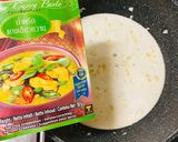 バナナと青菜のココナッツグリーンカレー作り方3写真