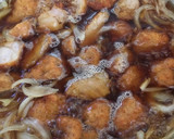 ★唐揚げ丼（たまごとじ）作り方4写真