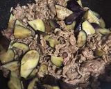ナスと牛肉を炒めたやつ♫作り方6写真