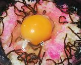 SSTKG☆桜でんぶと塩昆布の卵かけご飯作り方3写真