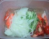 サッパリ簡単ღ鶏もも肉のマリネサラダღ作り方4写真