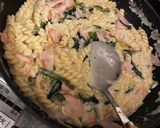 ハムとほうれん草のチーズクリームパスタ作り方9写真