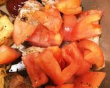 鶏肉トマトチーズ焼き作り方3写真