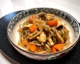 糸こんにゃくとしめじの金平＊副菜作り方4写真