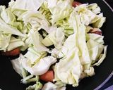 [10分]キャベツとウインナーの炒め物作り方3写真