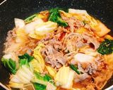 牛肉と白菜のすき焼き　みたいな作り方4写真