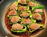 ピーマンの肉詰め 照り焼きバージョン作り方6写真
