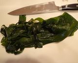 ワカメの粕汁作り方1写真