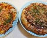 山芋焼き（キャベツもやし入り）作り方9写真