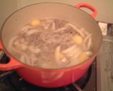 料理のための清酒を使って肉じゃが作り方7写真
