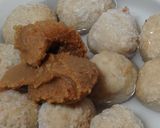 伊藤ハム冷凍鶏だんご 味噌煮おろし盛り作り方1写真