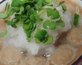 伊藤ハム冷凍鶏だんご 味噌煮おろし盛り作り方3写真