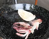 イカ墨のパーティーパエリア作り方3写真