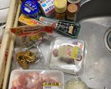 鷄とほうれん草と　カッテージチーズカリー作り方1写真