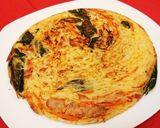 明日葉とツナ缶で♪そうめんチヂミ♪作り方5写真