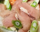 鶏肉と定番野菜の煮込みうどん作り方2写真