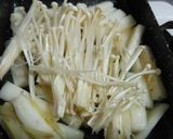長いも・えのき・生姜の簡単塩コショウ炒め作り方4写真